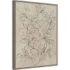 Amanti Art Outlined Leaves II by Asia Jensen Canvas Wall Art Print Framed 23 x 30-in. - 3 of 4