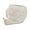 Chery Life Decorative Sand and Cement Snail Planter with Textured Beige Finish - 3 of 4