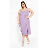 Women's Plus Size Sasha Sweet Dress - lilac | CITY CHIC - image 2 of 4