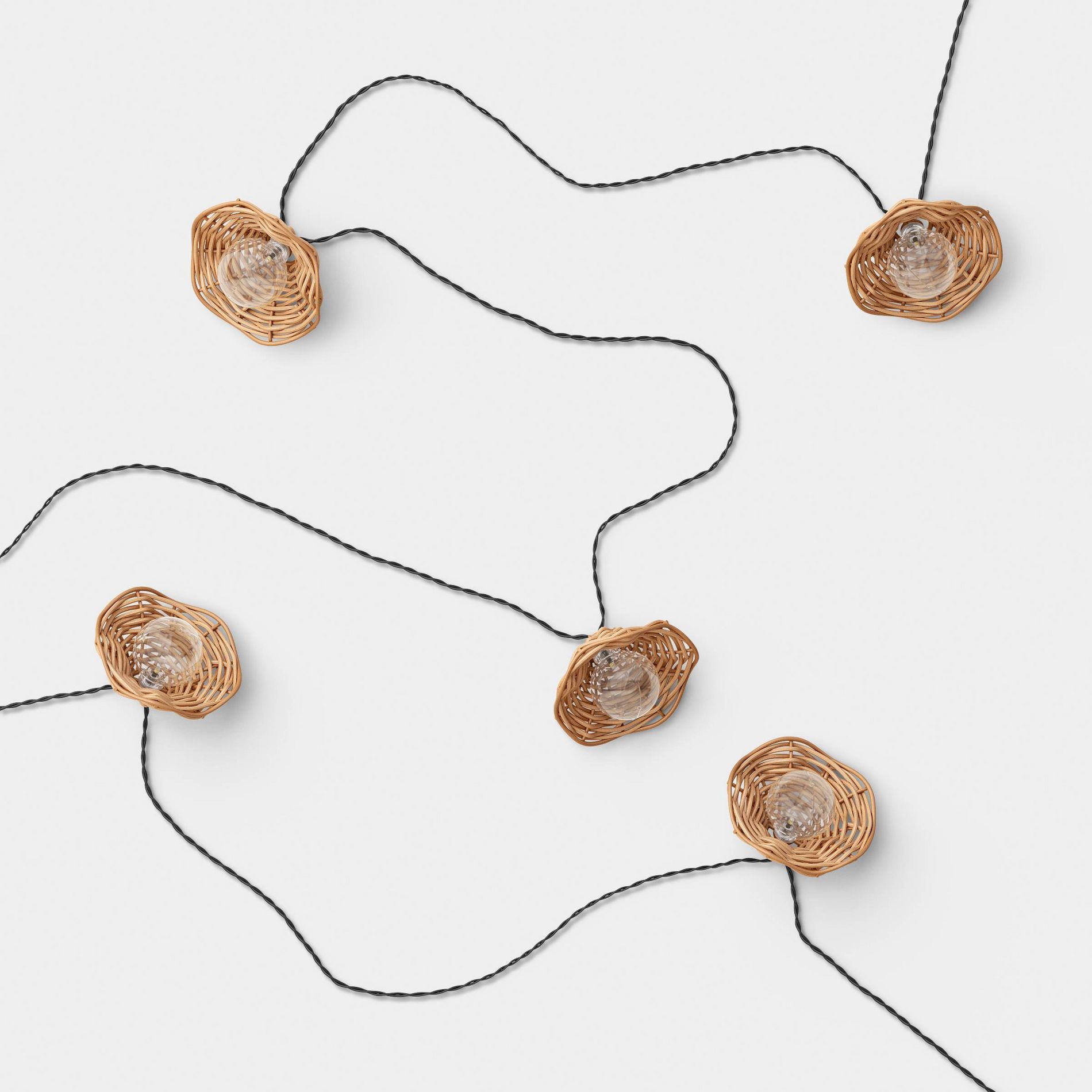 10ct LED Solar Outdoor Patio Decorative String Lights - Threshold™ designed with Studio McGee