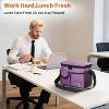 Tirrinia Adults Kids Insulated Leakproof Lunch Bag With Pocket, Reusable Lunch Bento Box, Small Lunch Cooler Tote Bag, Back-To-School Essential - 4 of 4