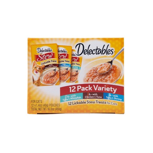delectables lickable cat treats stew variety pack