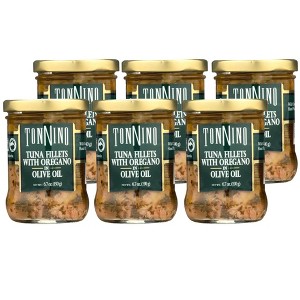 Tonnino Tuna Fillets with Oregano in Olive Oil - Case of 6/6.7 oz - 1 of 4