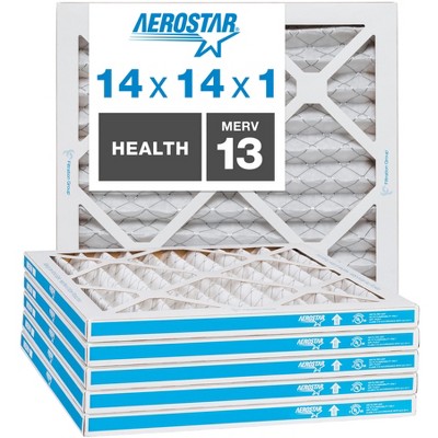 Aerostar AC Furnace Air Filter - Health - MERV 13 - Box of 6