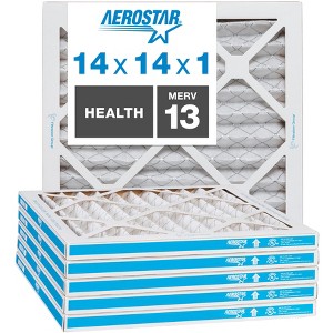 Aerostar AC Furnace Air Filter - Health - MERV 13 - Box of 6 - 1 of 4