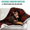 PetAmi Pet Blanket for Dogs Cats, Faux Shearling Fleece Soft Plush Reversible Washable Furniture Cover - 3 of 4