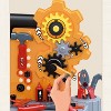 Topteng Pretend Play Kid's Workbench, Child's Construction Toy Set with Protective Helmet, Wrench - 3 of 4