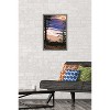 Trends International Lantern Press - Lake Michigan, Sunset on Beach Framed Wall Poster Prints - 2 of 4