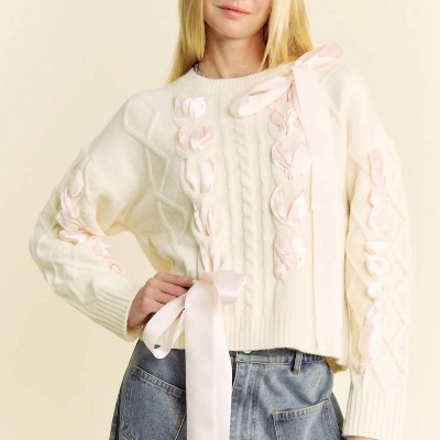 Women's Chunky Ribbon Sweater - DAVI & DANI