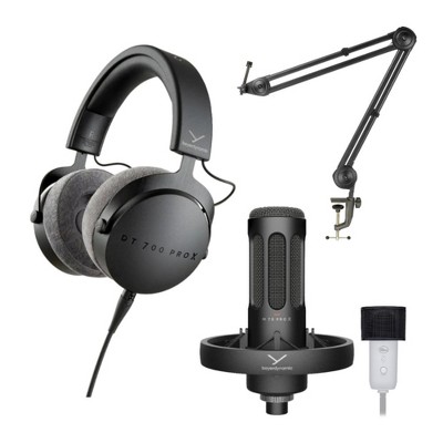 beyerdynamic DT 700 Pro X Closed Back Headphone with Condenser Microphone Bundle