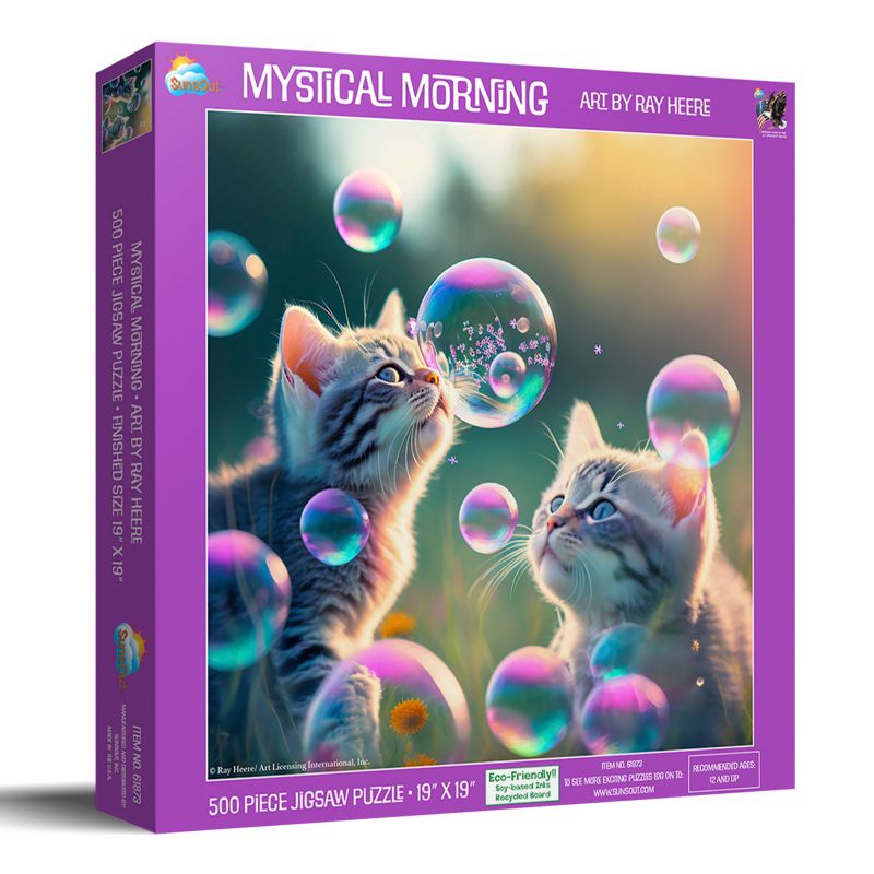 Sunsout Mystical Morning 500 pc   Jigsaw Puzzle 61873, 2 of 6