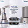 Brushed Nickel 2-Handle Sink Faucet for Bathroom, Centerset RV Faucet Designed for 3-Hole Installation - 4 of 4