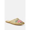 Shara Floral Embroidered Mesh Mules Women - 2 of 4