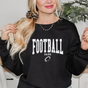 Simply Sage Market Varsity Football Babe Sweatshirt - 1 of 4