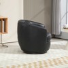 LOVMOR Upholstered Swivel Barrel Armchair with Storage Modern Living Room Side Chair for Bedroom/Office/Reading Spaces - 4 of 4