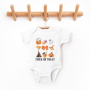 The Juniper Shop Trick Or Treat Chart Baby Bodysuit - 1 of 2