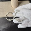 Better jewelry, Panther .925 Sterling Silver Hoops - 2 of 2