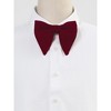 Allegra K Men's Pre-tied Solid Color Formal Party Prom Velvet Bow Ties One Size - 2 of 4