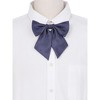 INSPIRE CHIC Women's Metallic Shiny Pre-tied Adjustable Strap Bow Ties - 4 of 4