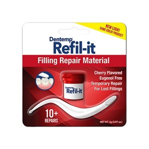Dentemp Refil-It Dental Repair Material Cherry, 0.07 Oz - 1 of 3