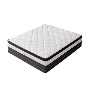 Itopfox Hybrid Queen Mattress with Memory Foam & Pocket Springs for Enhanced Comfort, Pain Relief, and CertiPUR-US Certified Sleep - 1 of 4
