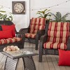 Kensington Garden 2pc 24"x22" Outdoor Seat and Back Chair Cushion Set - 4 of 4