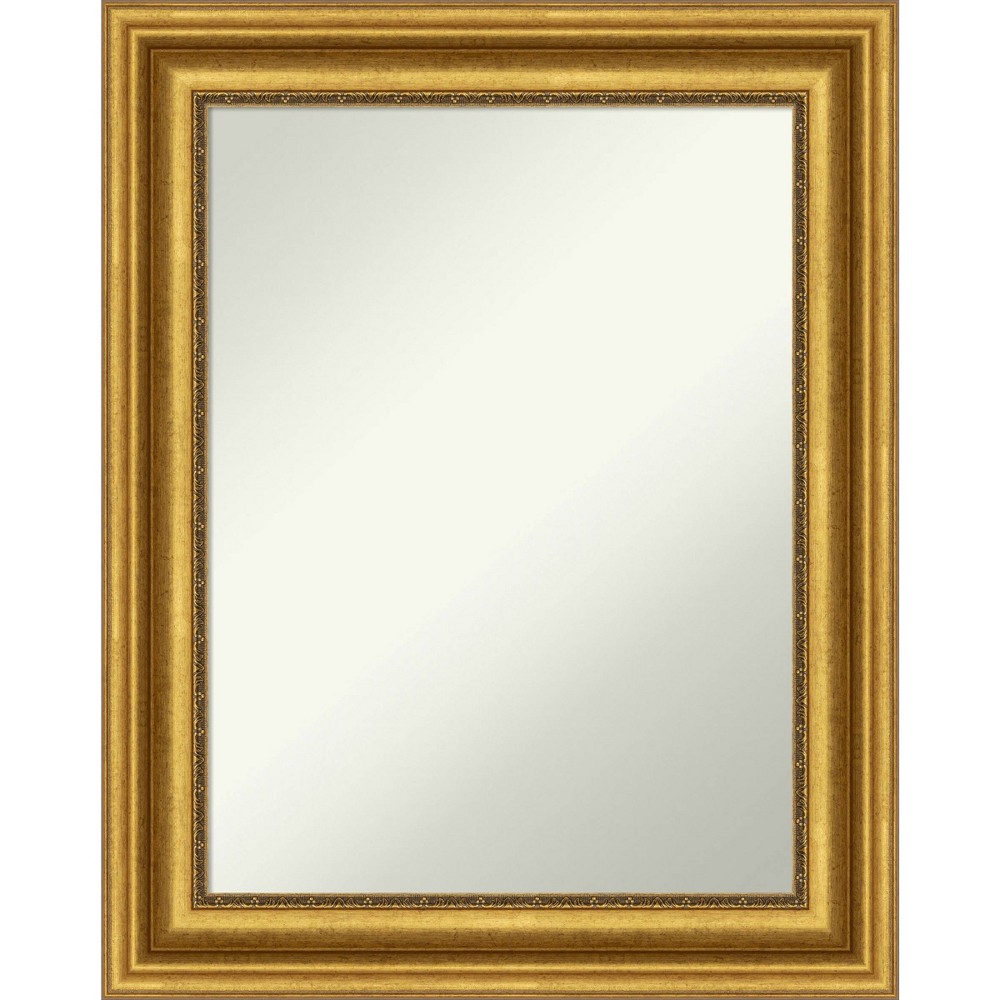 Photos - Wardrobe 24" x 30" Non-Beveled Parlor Bathroom Wall Mirror Gold - Amanti Art