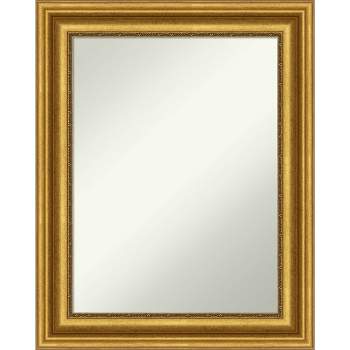 24" x 30" Non-Beveled Parlor Gold Wall Mirror - Amanti Art
