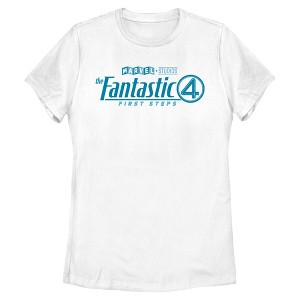 Womens The Fantastic Four: First Steps Official Logo T Shirt - 1 of 4