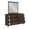 Modern Style 6-Drawer Dresser Made with Wood in Walnut(Includes Dresser Only) same as G150108532 (NJ inventory) - 4 of 4