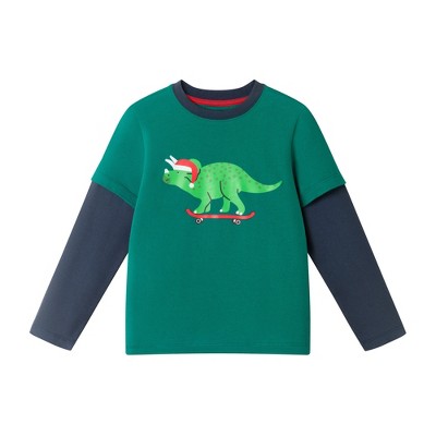 Andy & Evan  Toddler  Skater Dino Two-fer Tee