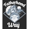 Men's Star Wars The Mandalorian Father's Day Mando Fatherhood is the Way T-Shirt - 2 of 4