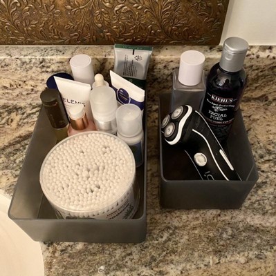 Small Plastic Bathroom Tray Clear - Brightroom™ : Target