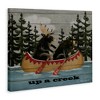 Stupell Industries Up A Creek Woodland Cabin Canoe Canvas Art - 2 of 4