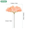 Unique Bargains Plastic Durable Realistic Reusable Silk Hydrangea Flowers with Stems for Home Decor/Wedding 9.84 In - 3 of 4