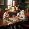 Probe Hues 15 Magnetic Wooden Chess Board, Folding with Storage - 2 of 3