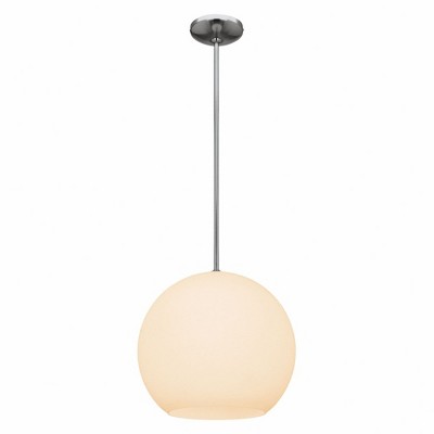 Access Lighting Nitrogen 1 - Light Pendant in  Brushed Steel
