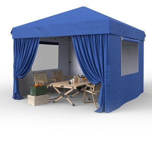 Garvee 10x10 Pop Up Canopy Tent Outdoor Canopy One-Person Set Up Heavy Duty Commercial Instant Tent Shelter, 4-Sidewall - 1 of 4