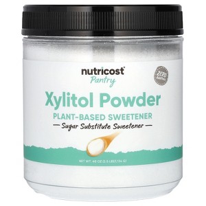 Nutricost Pantry, Xylitol Powder, Plant-Based Sweetener, 2.5 lb (1,134 g) - 1 of 2