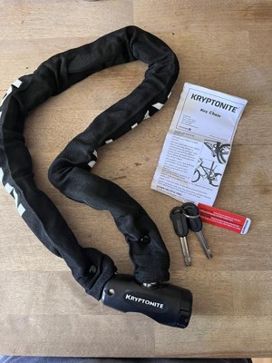 Kryptonite 8mm 2024 chain bicycle lock