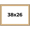 PosterPalooza | Traditional Gold Picture Frame - UV Acrylic, Backing Board, Hanging Hardware Included - 2 of 4