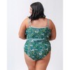 Lime Ricki Women's Cottage Floral One-Piece - 4 of 4