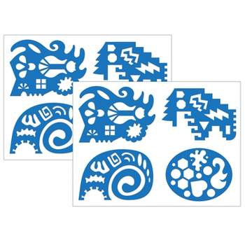 ArtSkills Multi-Size Letter Stencil Set, with Numbers and Symbols for  Adults & Kids, 132 Pieces 