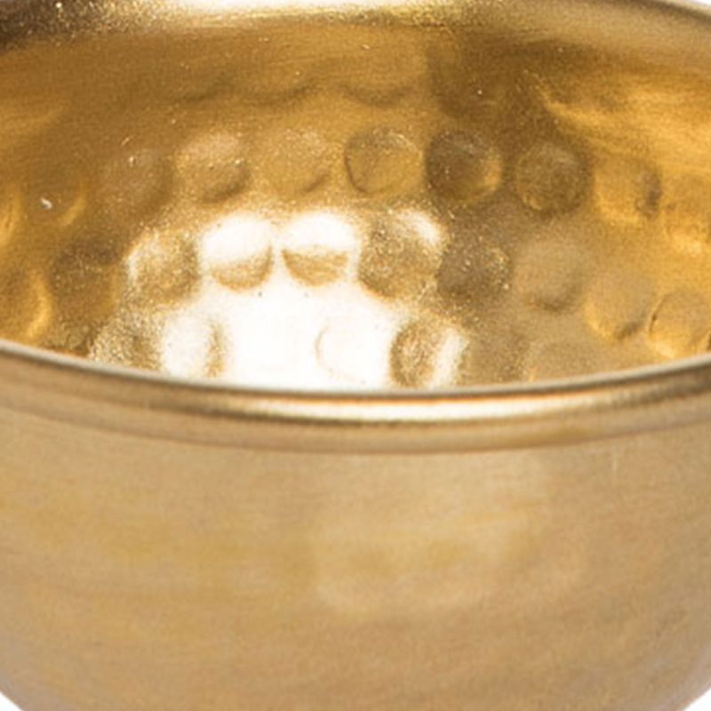 Gold Hammered Metal Decorative Jewelry Bowl - Foreside Home & Garden, 2 of 6