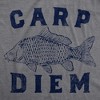 Mens Carp Diem T Shirt Funny Seize The Day Saying Fishing Lovers Joke Tee For Guys - Crazy Dog Men's T Shirt - 2 of 4