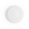 Vegware Lid for 4 oz Hot Cups White Compostable CPLA - Pack of 50 - 2 of 3