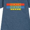 - Rock 'Em Sock 'Em Robots - Rock 'Em Sock 'Em Robots Logo Graphic Short Sleeve Fleece Dress - 2 of 4