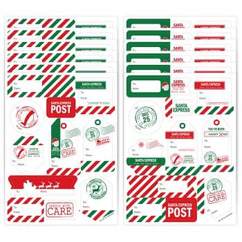  240pcs Christmas Gift Tags Stickers 2x 3 Kraft Paper Self  Adhesive to and from Name Tags for Christmas Presents Vintage Holiday Label  Stickers : Health & Household