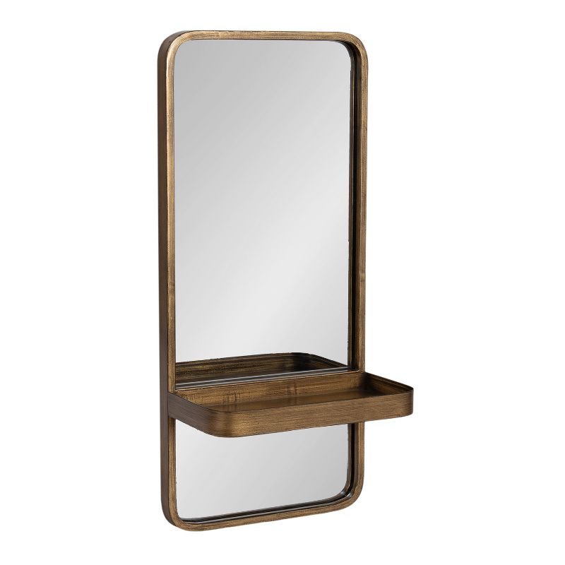 Kate & Laurel All Things Decor Estero Wall Rectangle Mirror with Shelf, 1 of 10