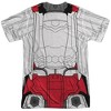 Men's Transformers Starscream Costume (Front Back Print) Short Sleeve Costume T-Shirt - 3 of 4